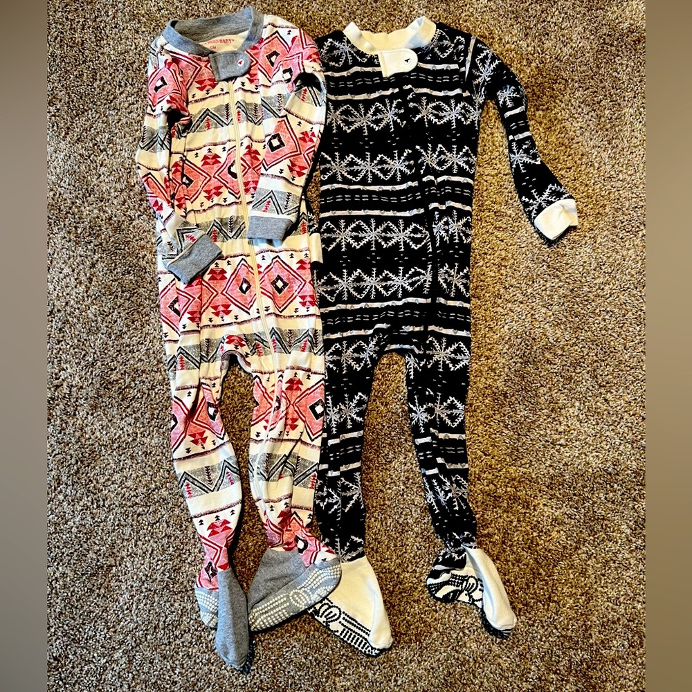 Burt’s Bees 12M footie sleepers